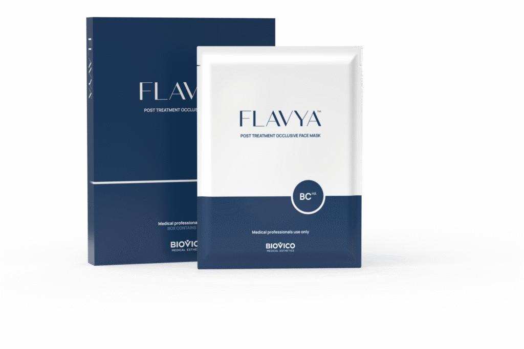 Flavya™ Masks & Patches — Recuperación post-procedimiento